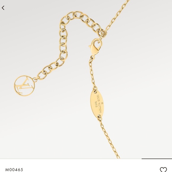 Louie Vuitton AUTHENTIC Fall in Love Gold Necklace - Picture 3 of 7